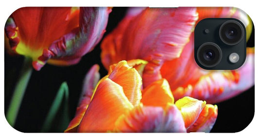 Red and Orange Tulips - Phone Case