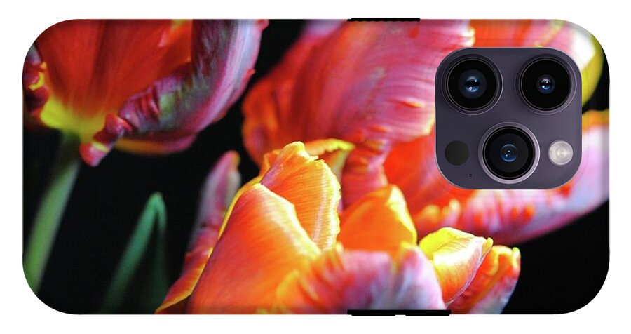Red and Orange Tulips - Phone Case