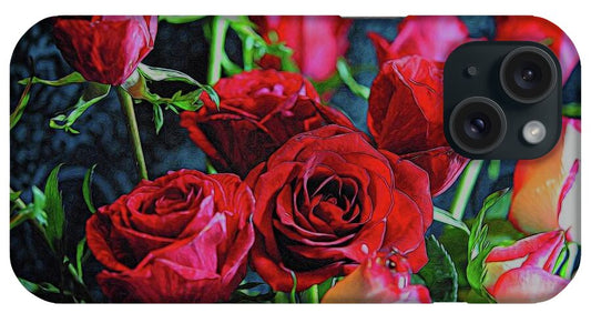 Red and White Rose Collection 3 - Phone Case