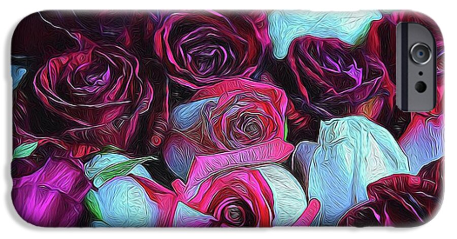 Red and White Roseheads - Phone Case