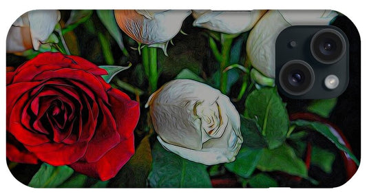 Red and White Roses Collection 2 - Phone Case