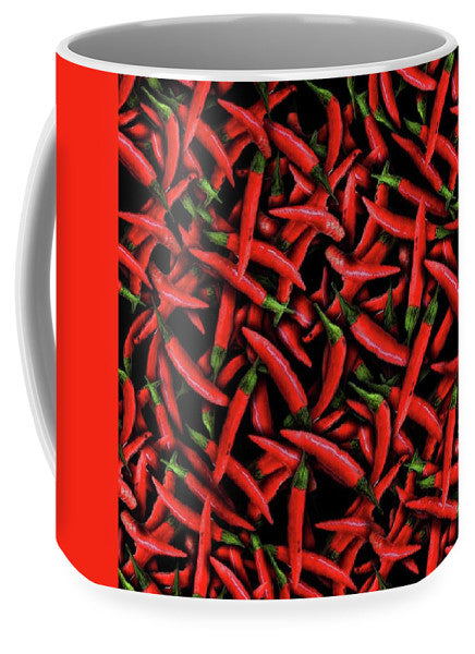 Red Chili Peppers Pattern - Mug