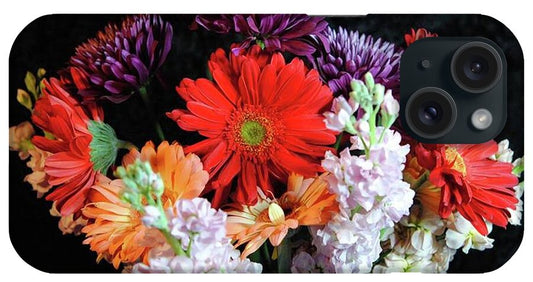 Red Daisy Bouquet - Phone Case