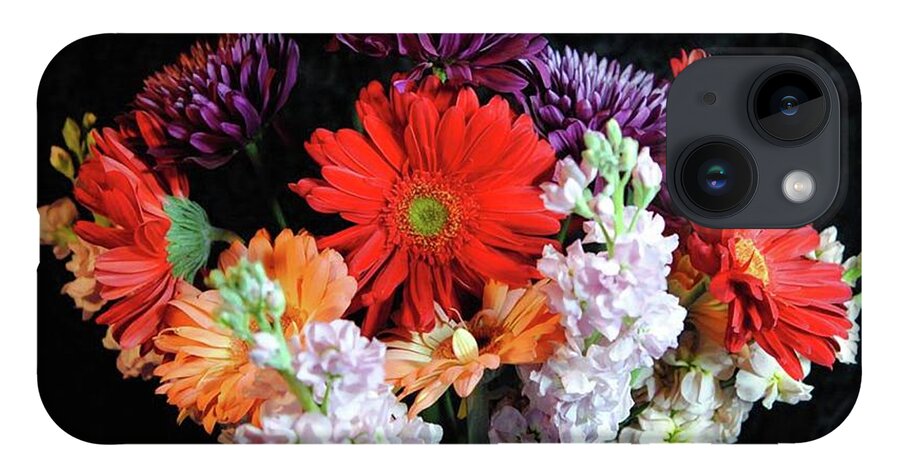 Red Daisy Bouquet - Phone Case