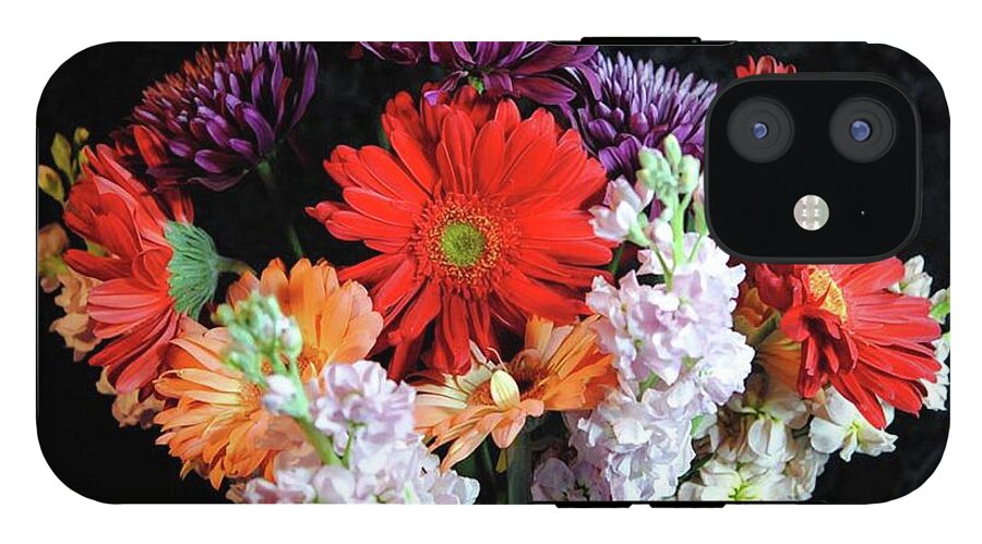 Red Daisy Bouquet - Phone Case