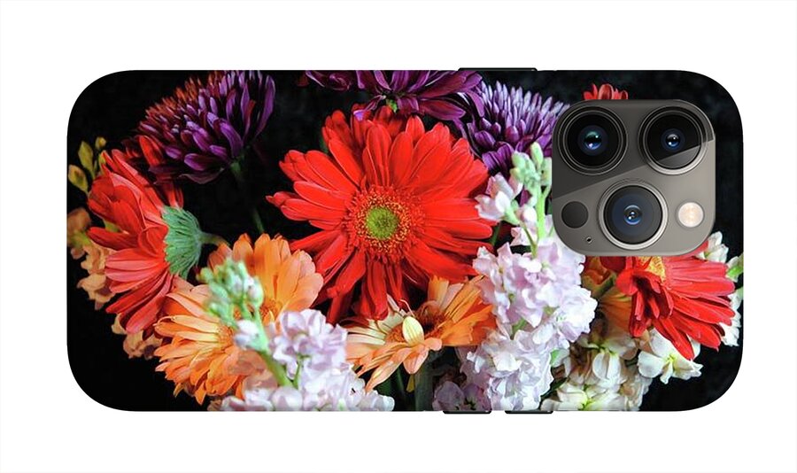 Red Daisy Bouquet - Phone Case