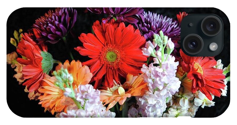 Red Daisy Bouquet - Phone Case