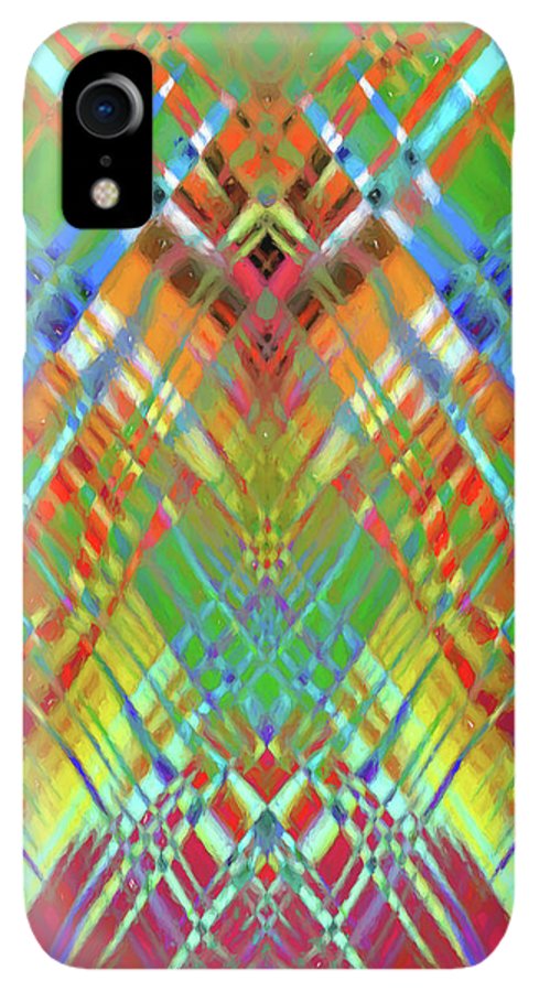 Red Green Freestyle Plaid - Phone Case