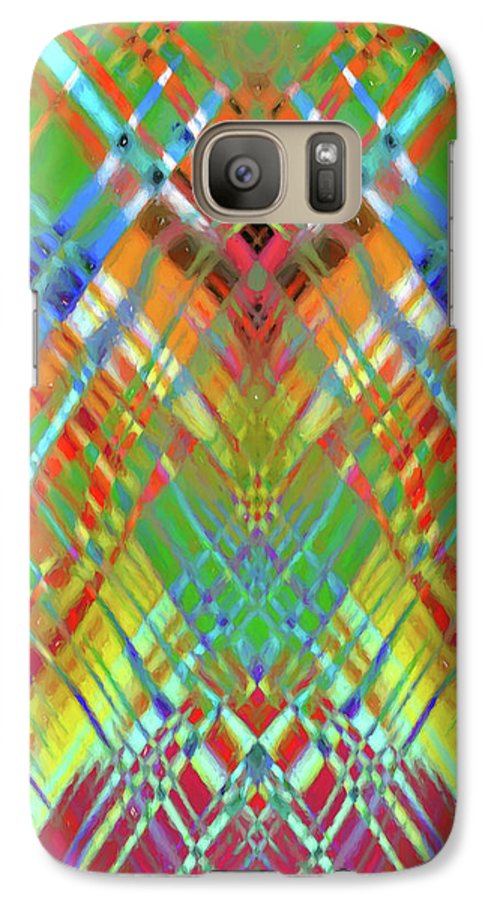 Red Green Freestyle Plaid - Phone Case