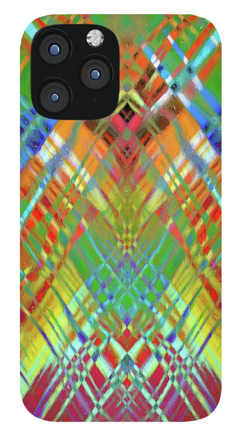 Red Green Freestyle Plaid - Phone Case