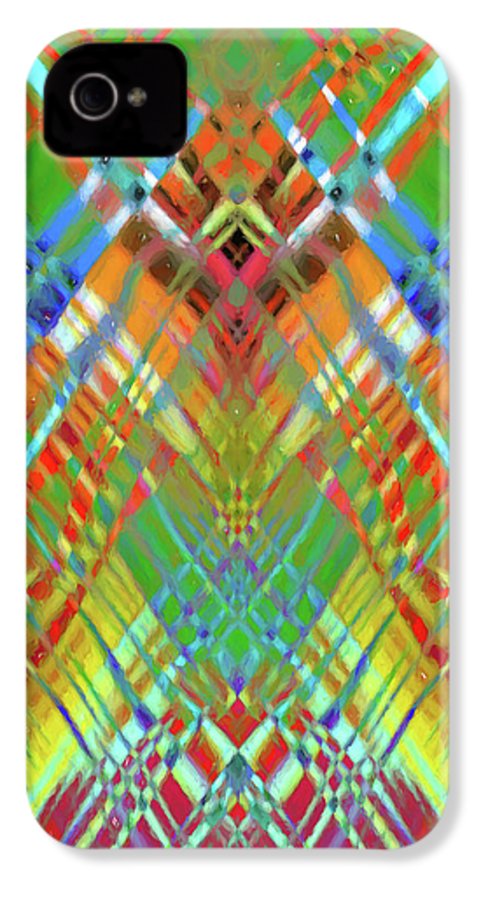 Red Green Freestyle Plaid - Phone Case