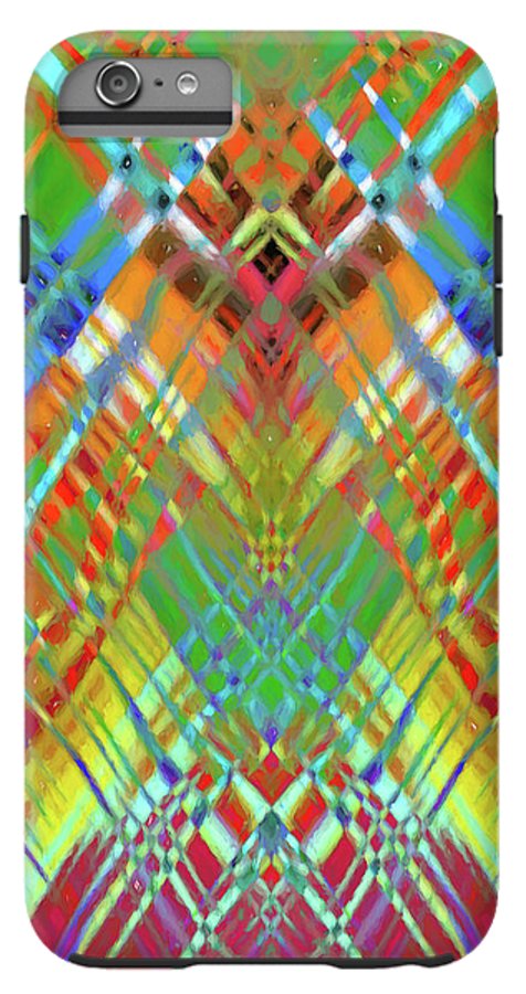 Red Green Freestyle Plaid - Phone Case