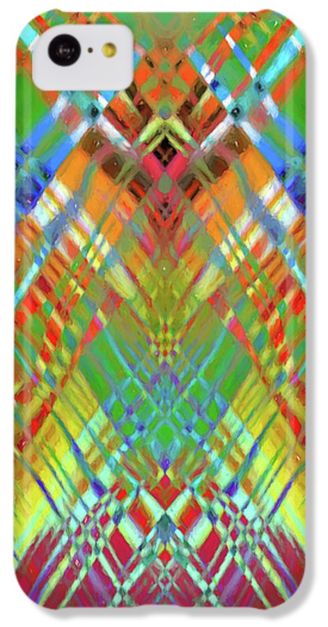 Red Green Freestyle Plaid - Phone Case