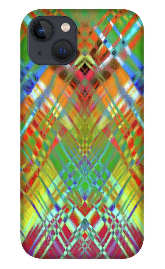 Red Green Freestyle Plaid - Phone Case