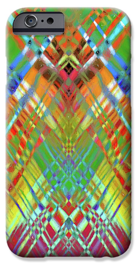 Red Green Freestyle Plaid - Phone Case