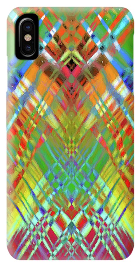 Red Green Freestyle Plaid - Phone Case