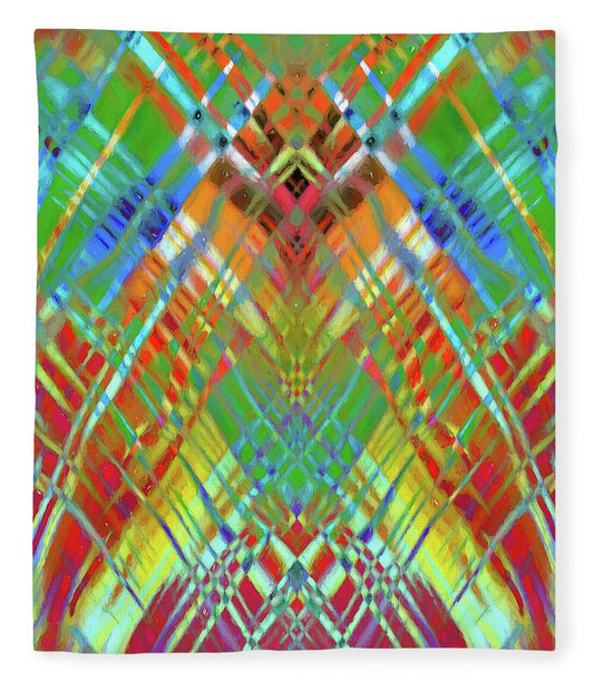 Red Green Freestyle Plaid - Blanket