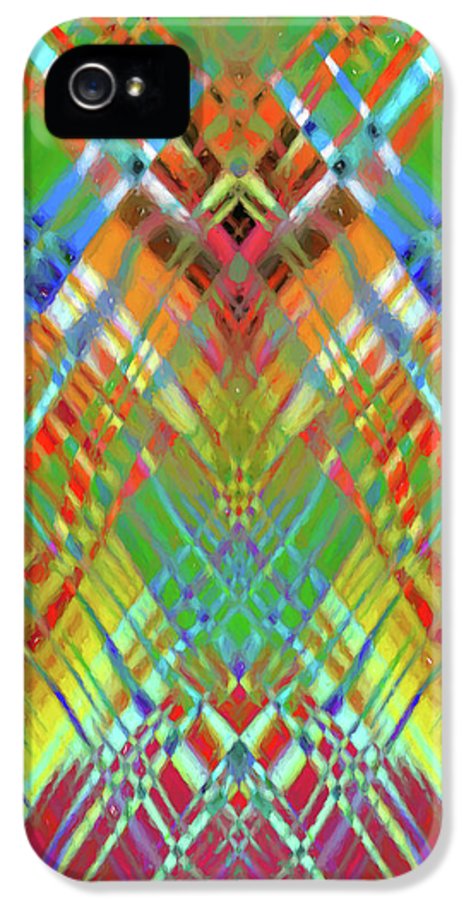 Red Green Freestyle Plaid - Phone Case