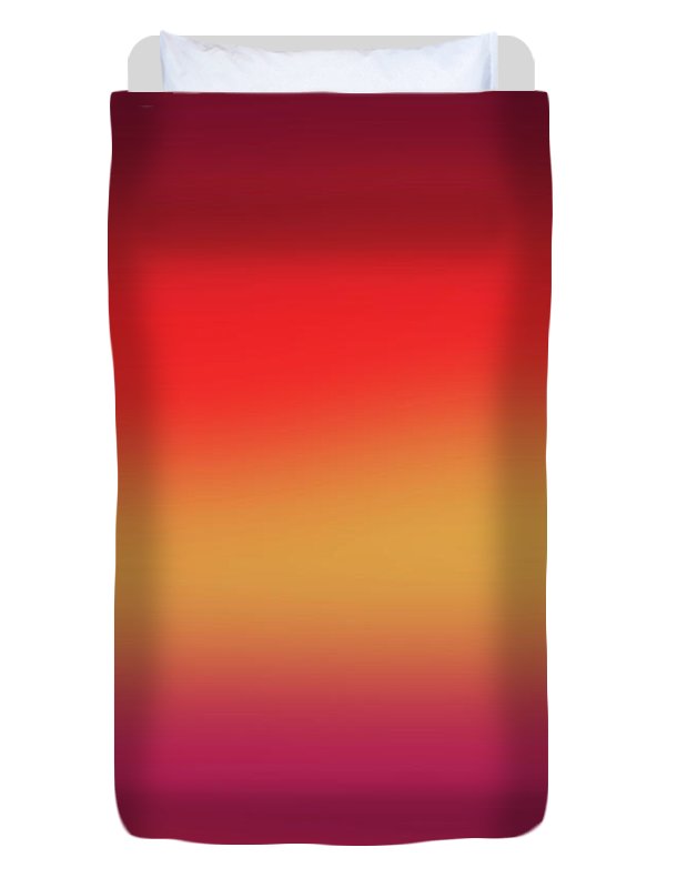 Red Morning Gradient - Duvet Cover
