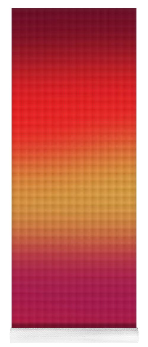 Red Morning Gradient - Yoga Mat