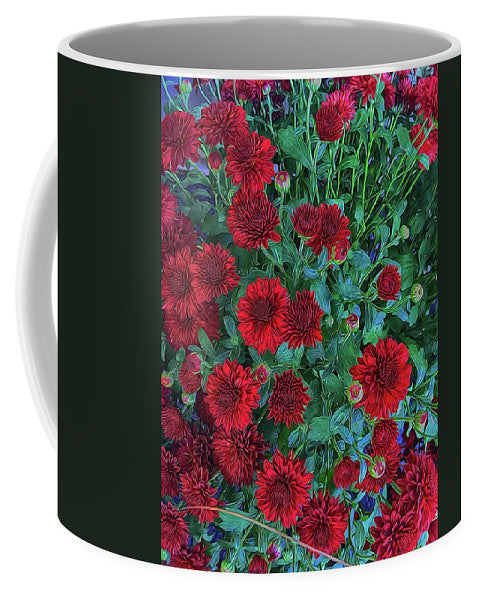 Red Mums - Mug