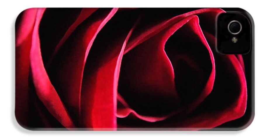 Red Rose in Shadow - Phone Case