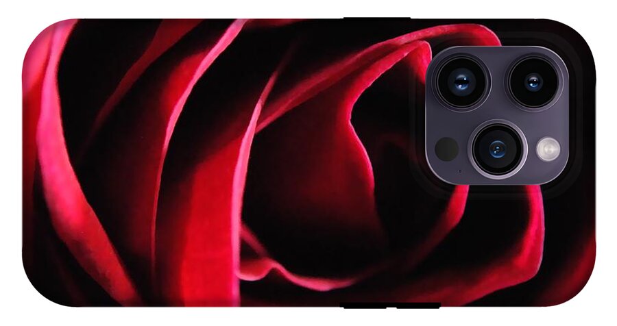 Red Rose in Shadow - Phone Case