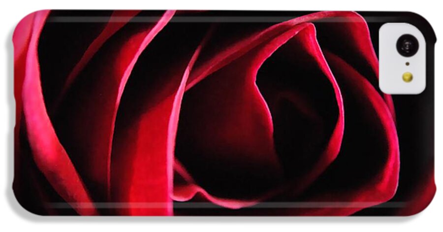 Red Rose in Shadow - Phone Case