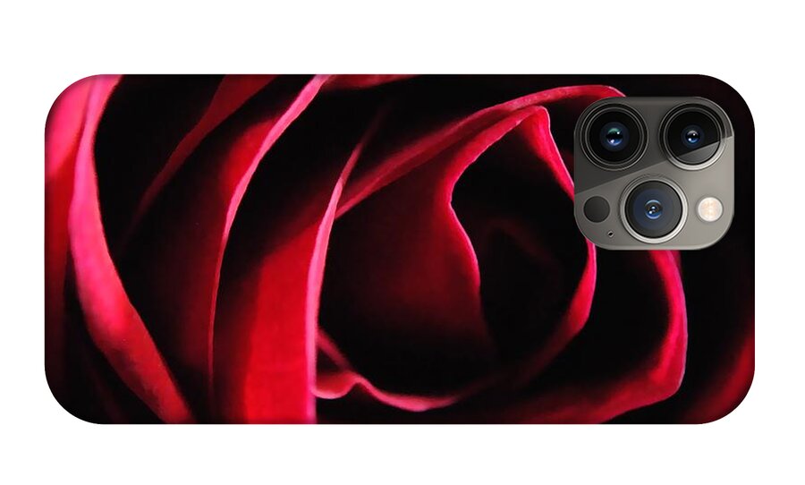 Red Rose in Shadow - Phone Case