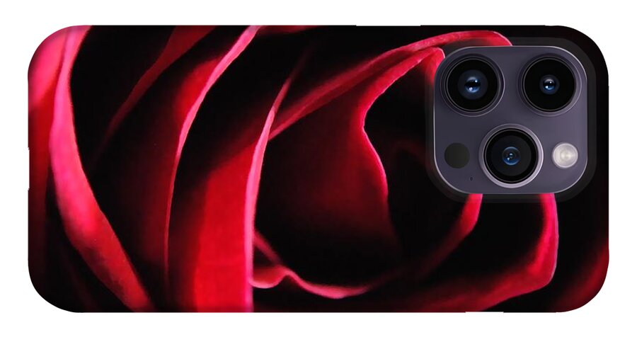 Red Rose in Shadow - Phone Case