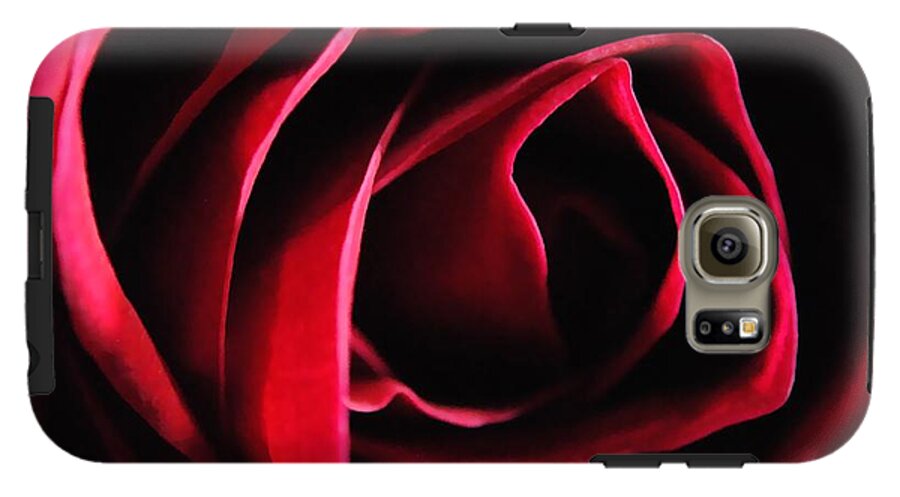 Red Rose in Shadow - Phone Case