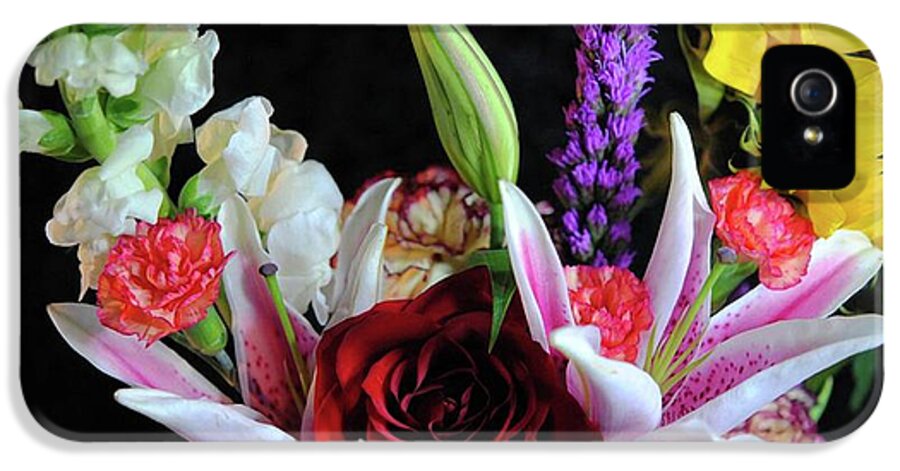 Red Rose Mixed Bouquet - Phone Case
