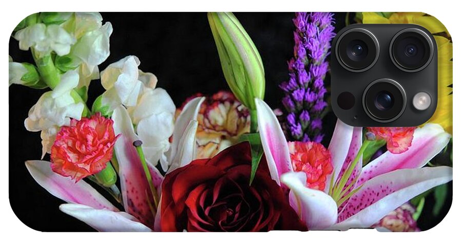 Red Rose Mixed Bouquet - Phone Case