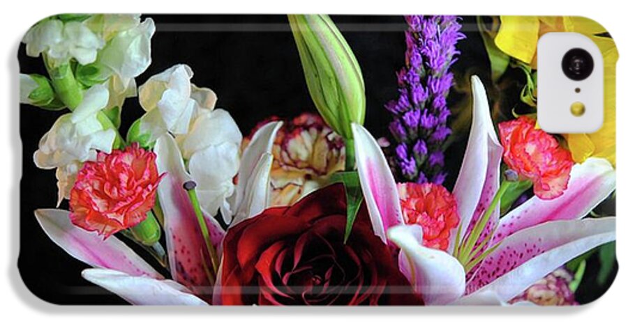 Red Rose Mixed Bouquet - Phone Case