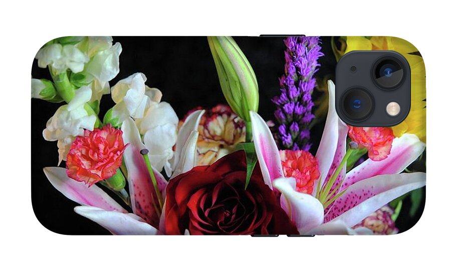 Red Rose Mixed Bouquet - Phone Case