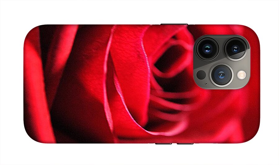 Red Rose Profile - Phone Case
