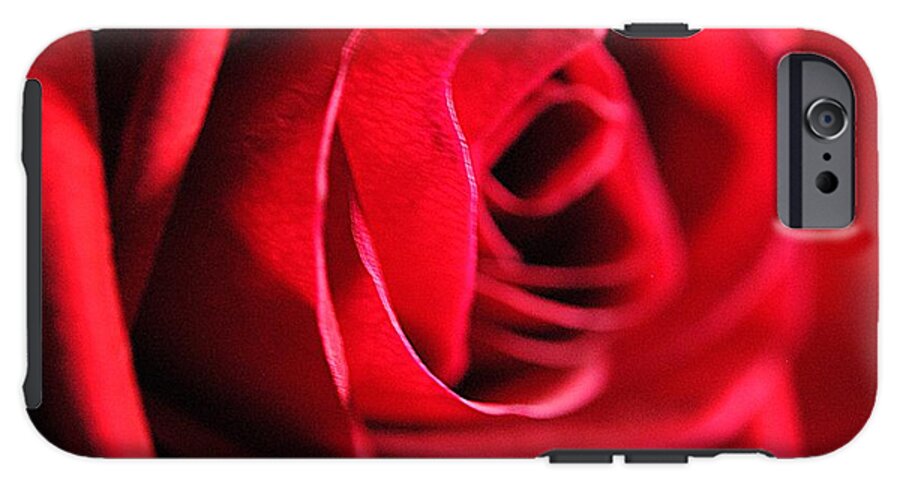 Red Rose Profile - Phone Case