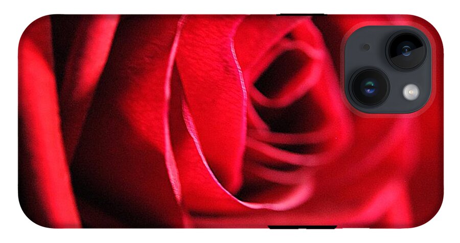Red Rose Profile - Phone Case