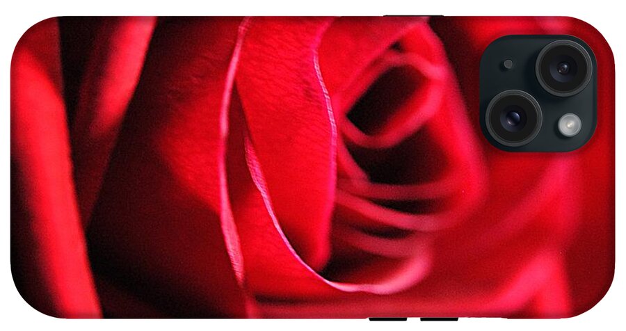 Red Rose Profile - Phone Case
