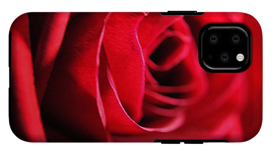 Red Rose Profile - Phone Case