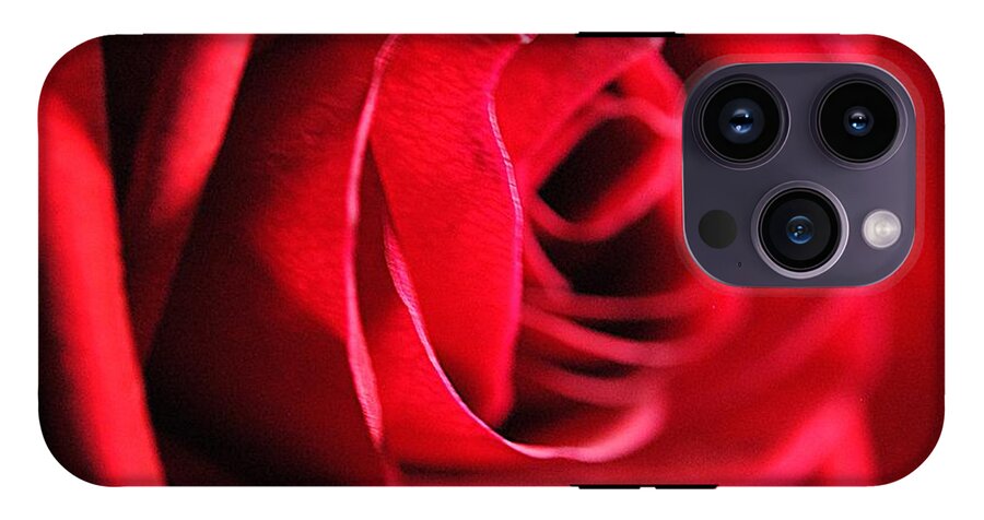 Red Rose Profile - Phone Case