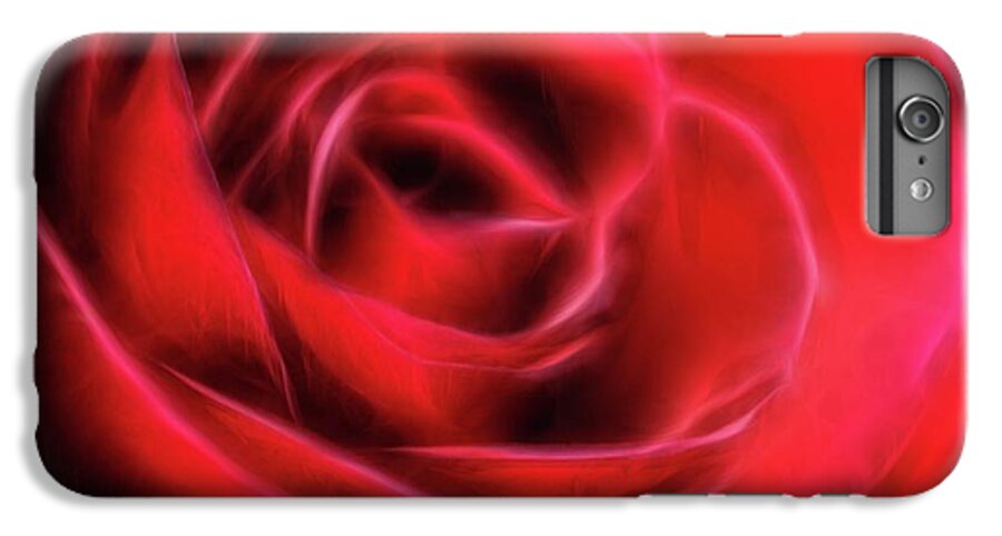 Red Rose Stylized - Phone Case