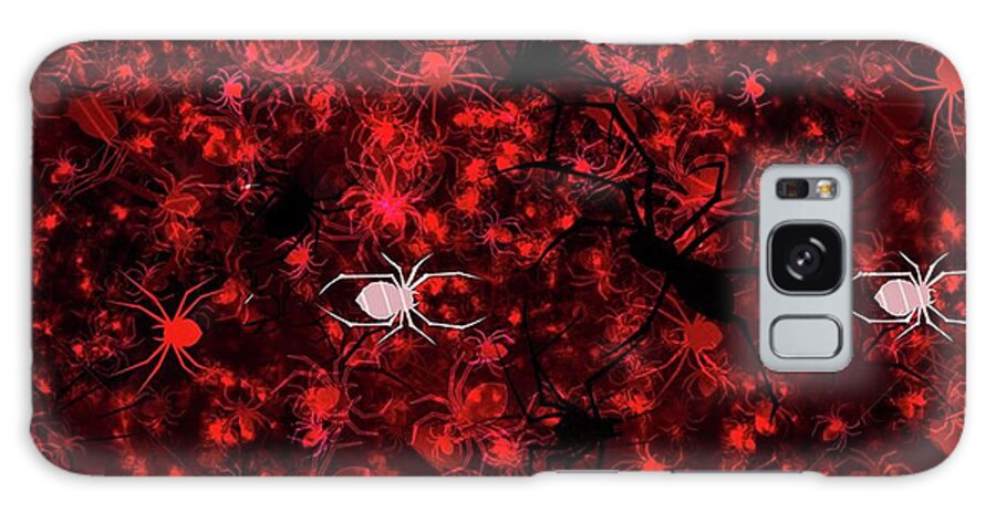 Red Spider Bokeh Pattern - Phone Case