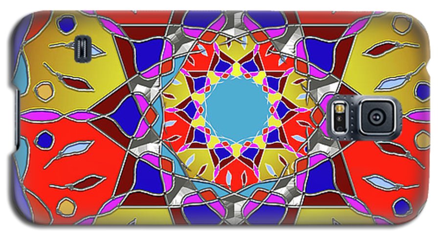 Red Yellow Blue Mandala - Phone Case