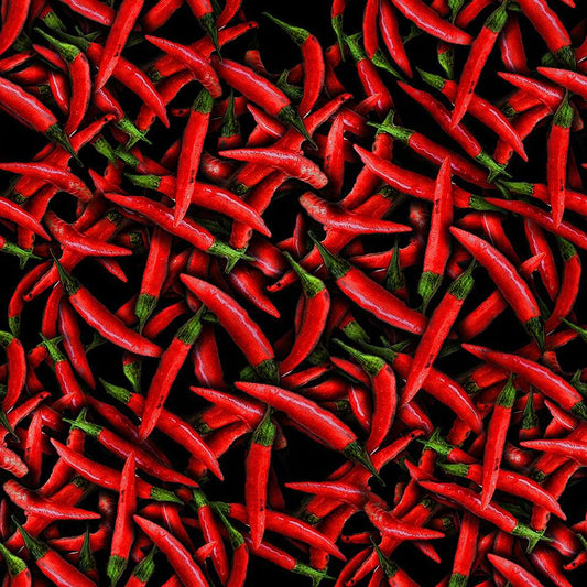 Red Chili Peppers Pattern Digital Image Download