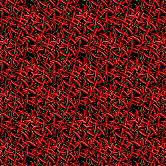 Red Chili Peppers Pattern Digital Image Download