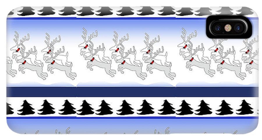 Reindeer Sweater Pattern - Phone Case