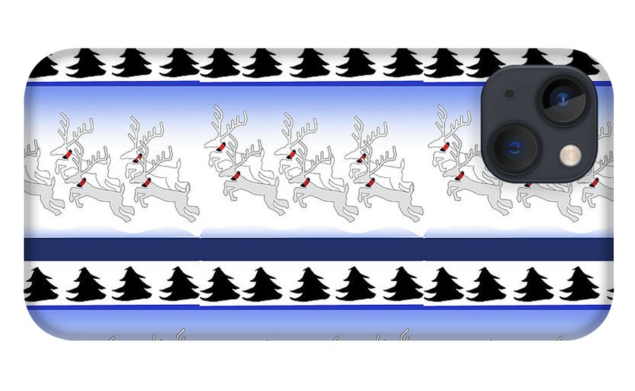 Reindeer Sweater Pattern - Phone Case