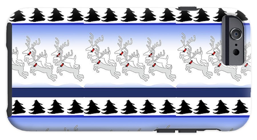 Reindeer Sweater Pattern - Phone Case