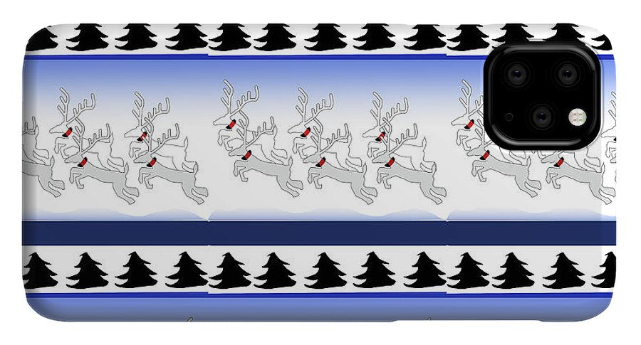 Reindeer Sweater Pattern - Phone Case